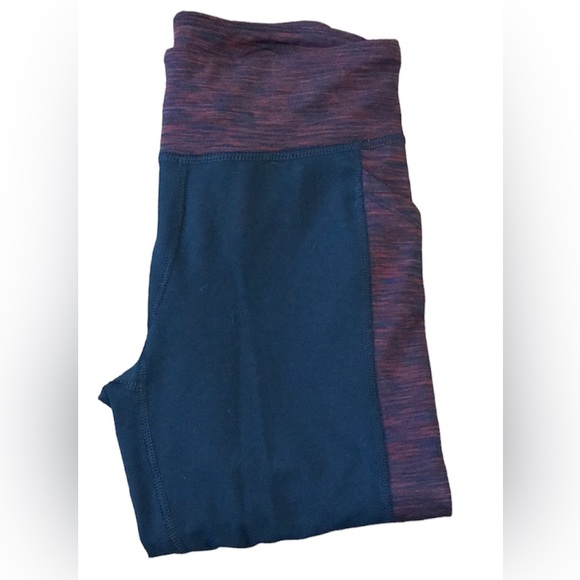 Aeropostale Live Love Dream Athletic Leggings sz L Soft Pockets Like NEW Cute - Picture 5 of 17